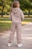 THE PROJECT CLUB - LIGHT BROWN HOODY & JOGGER SET