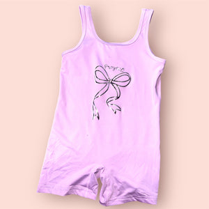 LILAC BOW UNITARD