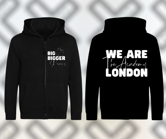 Black Zip Hoody