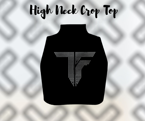 High Neck Crop Top