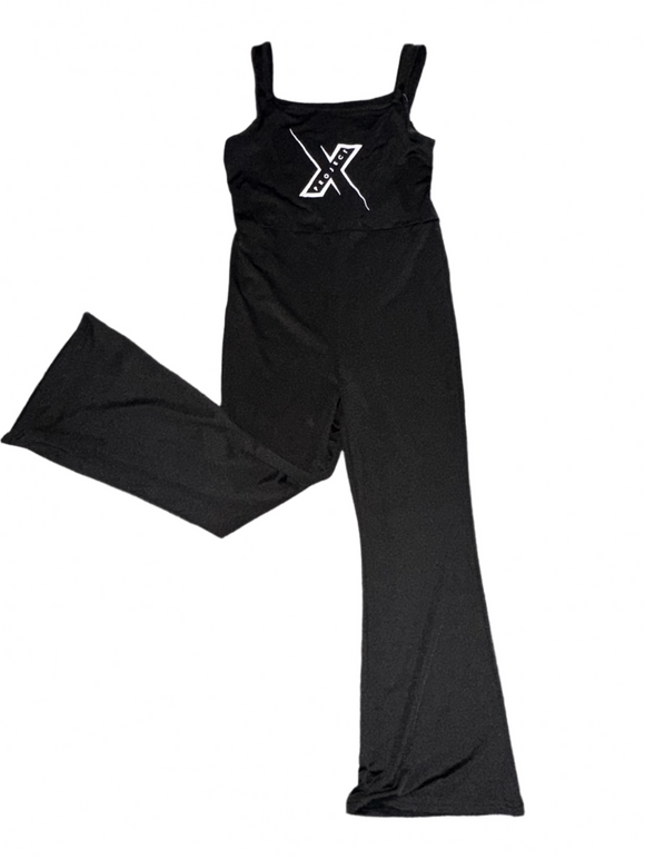 LOGO FLARE JUMPSUIT