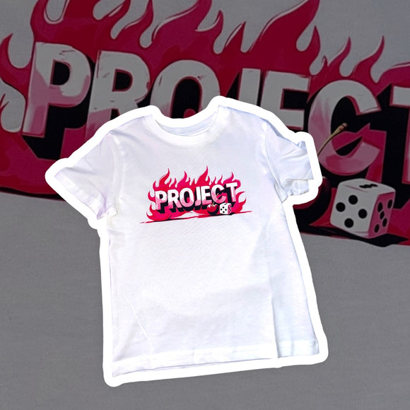 WHITE FLAME T-SHIRT
