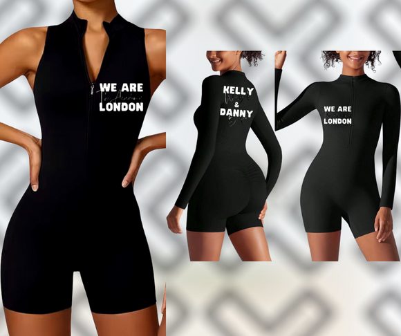 Senior Sleeveless Zip Up Unitard